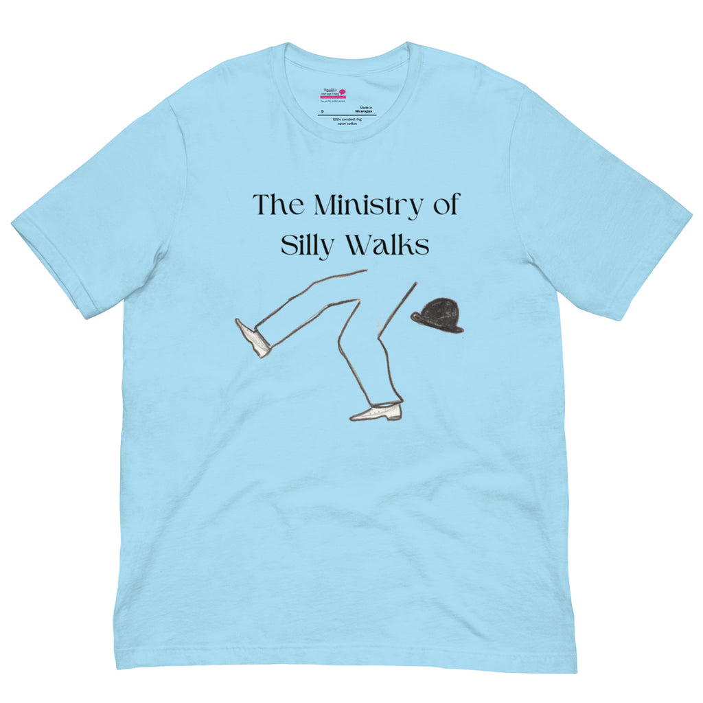 The Ministry of Silly Walks / Monthy Phyton inspired / Funny Unisex t-shirt