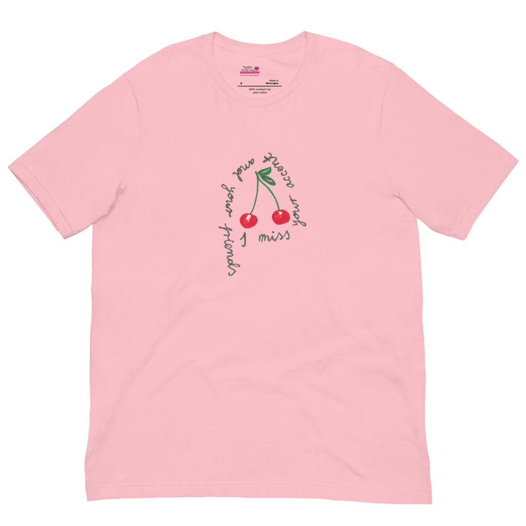 Cherry - Harry Styles Inspired - Love on Tour Shirt - Pink Edition
